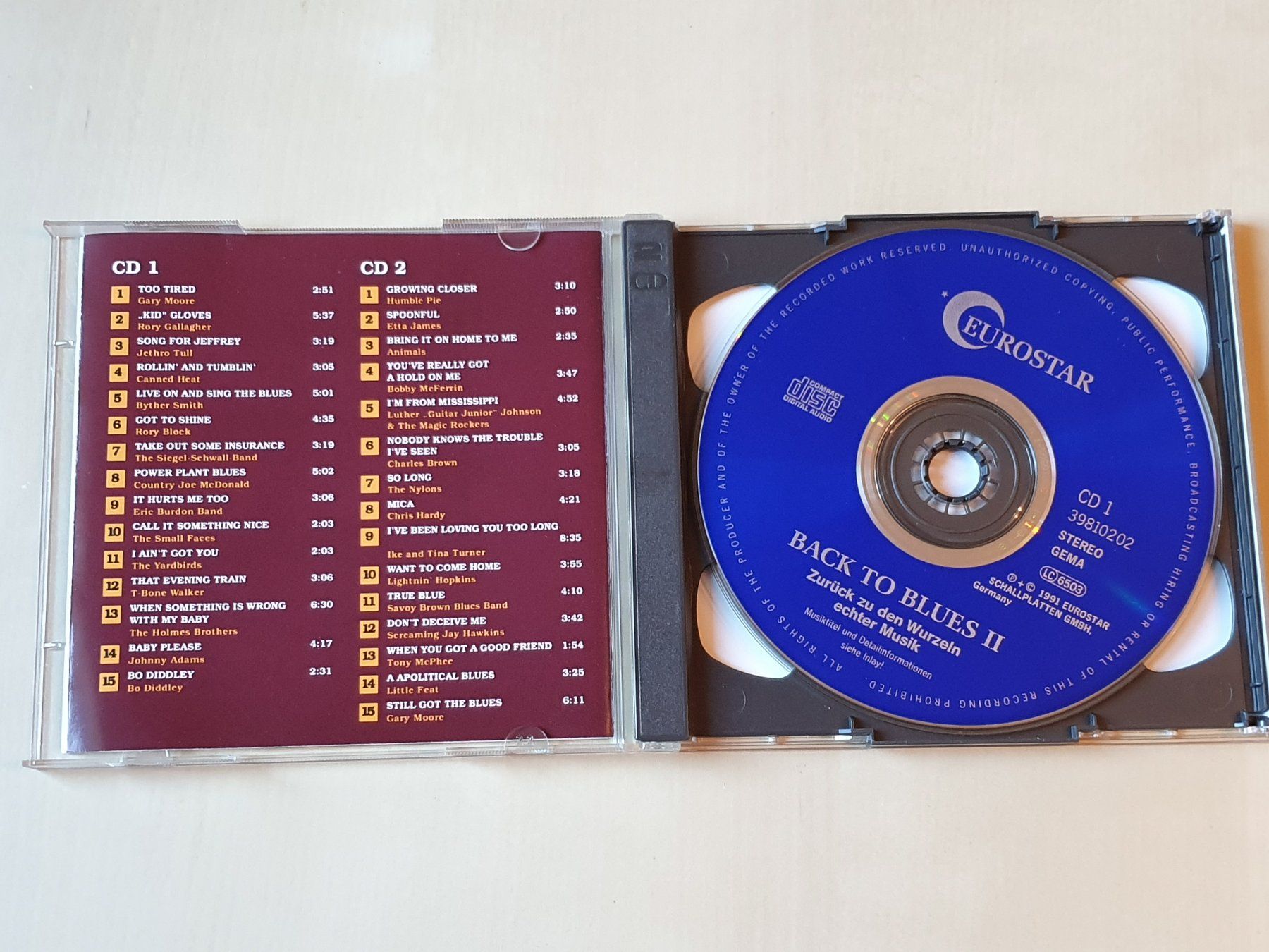 CD: Back to Blues II – Usato da Stansstad venduto da collectorsshop 2