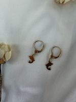 Boucles d'oreilles dauphin en or 750 (18 carats)