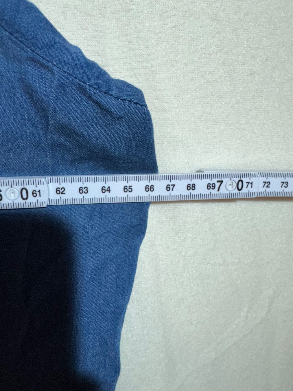 Camicette: Blaue Bluse von JMP Gr. 44 100% Viskose – Usato da Grosswangen venduto da SALE_SALE_SALE 8
