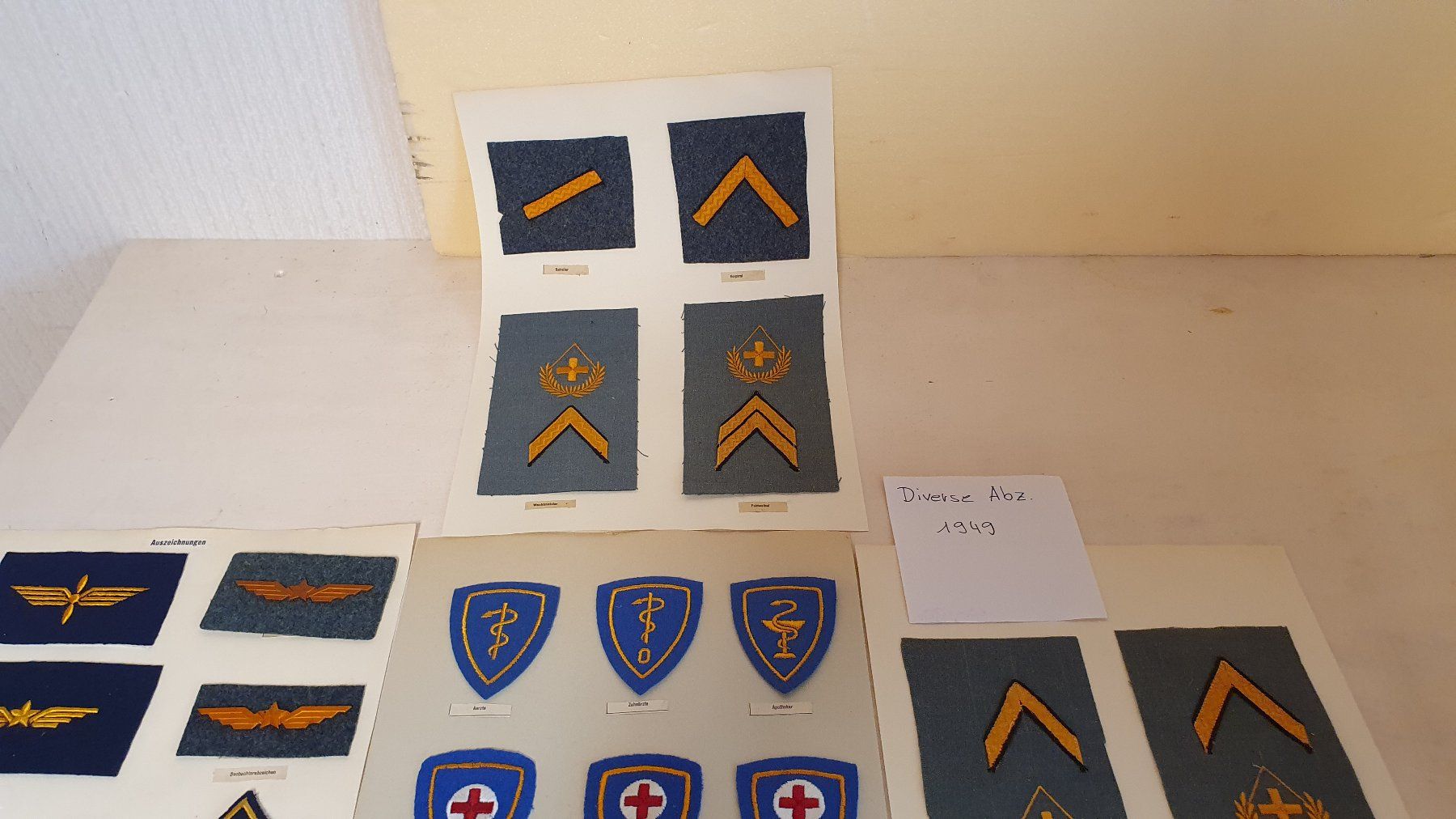 Schweizer Armee Placchette & Badge: Schweizer Militär div. Abzeichen Ord. 1949 – Usato da Richigen venduto da Auerhahn11 1