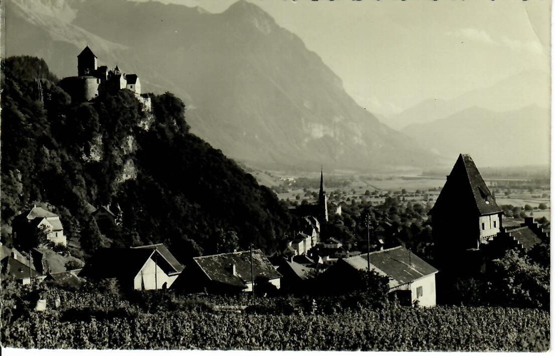 Ansichtskarten: Liechtenstein 1949 – Gebraucht aus Hochdorf von Ziegel-16