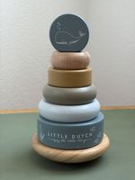 LITTLE DUTCH - Holz Stapelturm mit Ringen Ocean Wal