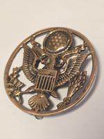 Vintage anstecknadel USA navy Wappen Adler, massiv Messing