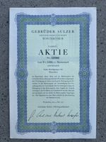 2X Historische Sulzer Aktie von 1971 - Ein Sammlerstück!