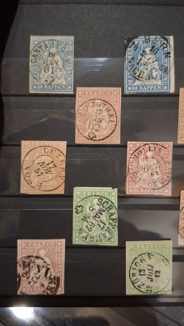 Alle Briefmarken: Strubel Lot Mit div. Voll O 20Stk. – Gebraucht aus Balgach von SIMEON27 3