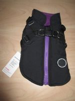 WARMER HUNDEMANTEL MIT INTEGRIERTEM GESCHIR RÜCKENLÄNGE 25CM