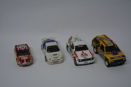 Ford , Renault , Mitsubishi und Nissan , Rallye , 1:43