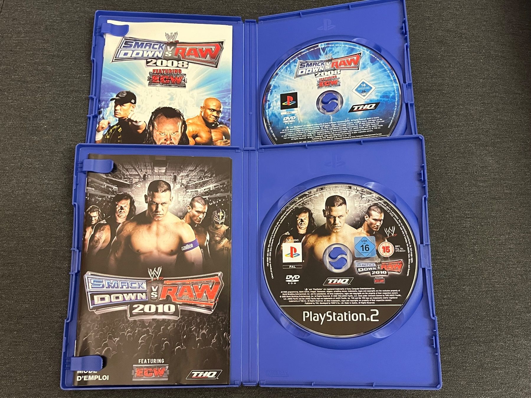 Sony Giochi: Smackdown vs Raw 2008 & 2010, PlayStation 2 PS2, komplett – Usato da Thalwil venduto da ranx 1