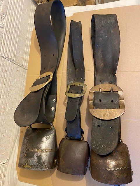 Cloches & sonnailles: 3 X KUHGLOCKEN /SCHELLEN – D'occasion à Chur par silbermon