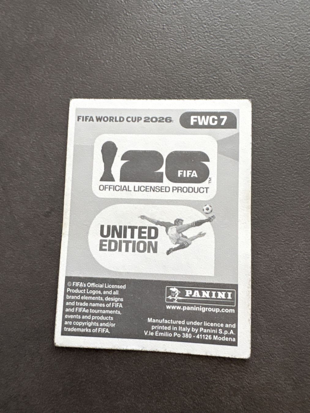 Panini Cartes à collectionner: Panini Sticker WM2026 FWC7 – Neuf (Voir description) à Diessenhofen par Fluempel 1