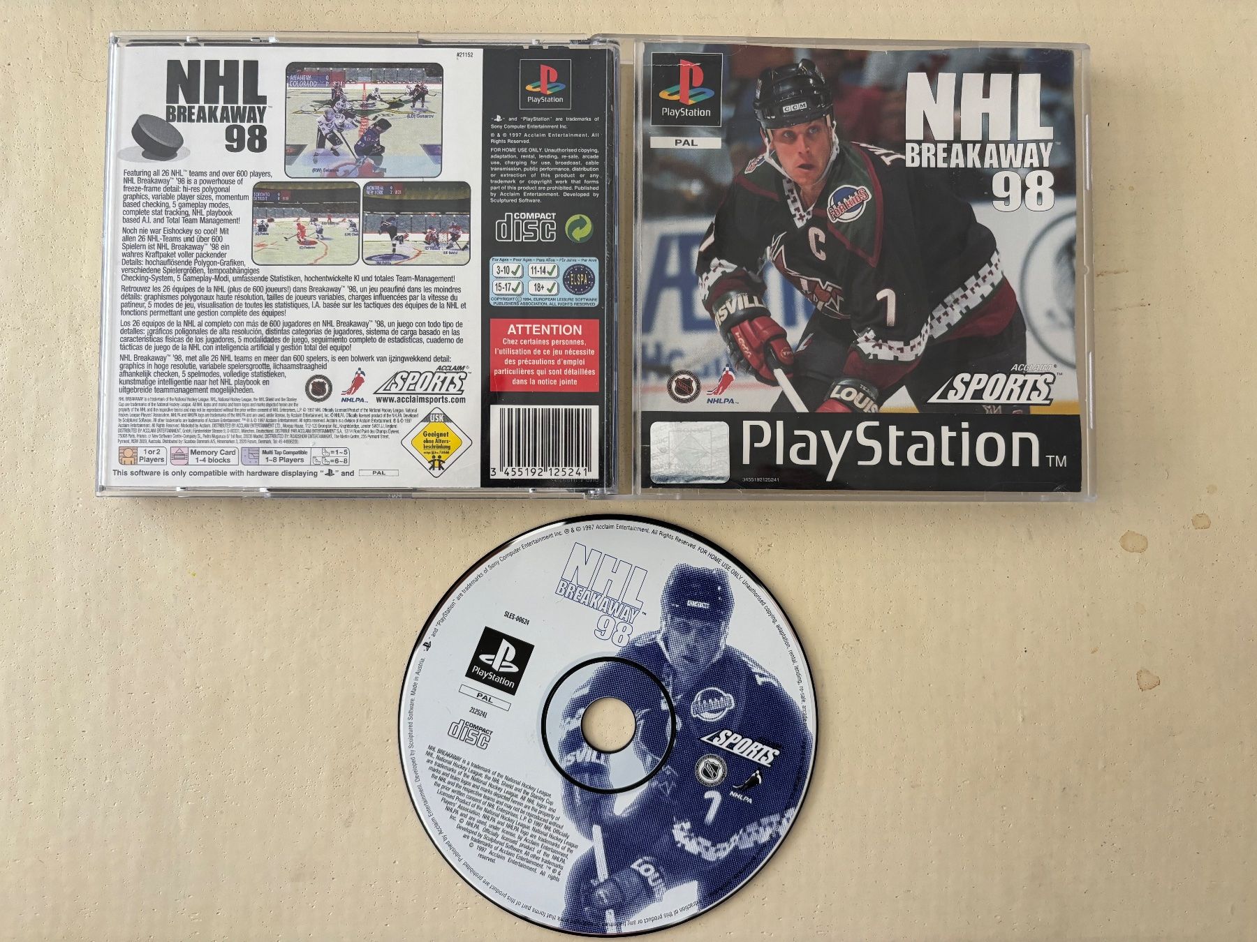 Spiele: NHL Breakaway 98 – Gebraucht aus Frenkendorf von Fionchen