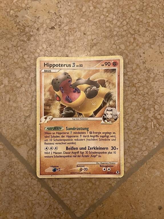 Sammelbilder & Trading cards: Pokemon - Hippoterus – Gebraucht aus Biel-Benken BL von Aslan_1