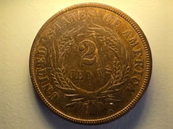 Tutti le monete: USA 2 Cent, 1867, Plain Edge  VF40-VF45 – Usato da Walchwil venduto da Evans67 1