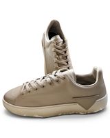 Prada Turnschuhe Leder Beige Grösse 44 neu