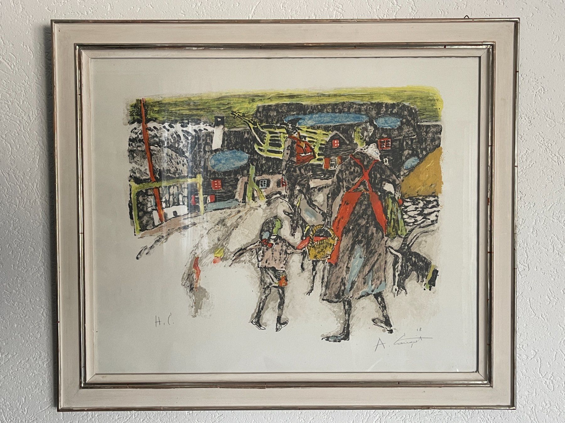 Grafica & Litografie: Alois Carigiet  Orginal Lithografie  H.C. – Usato da Greifensee venduto da Omchen