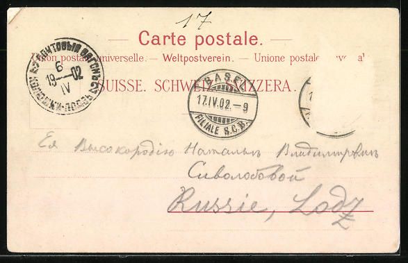 Cartes postales: Litho Basel, Münster, Rathaus, Central- – D'occasion à Berlin par bartko-reher 1