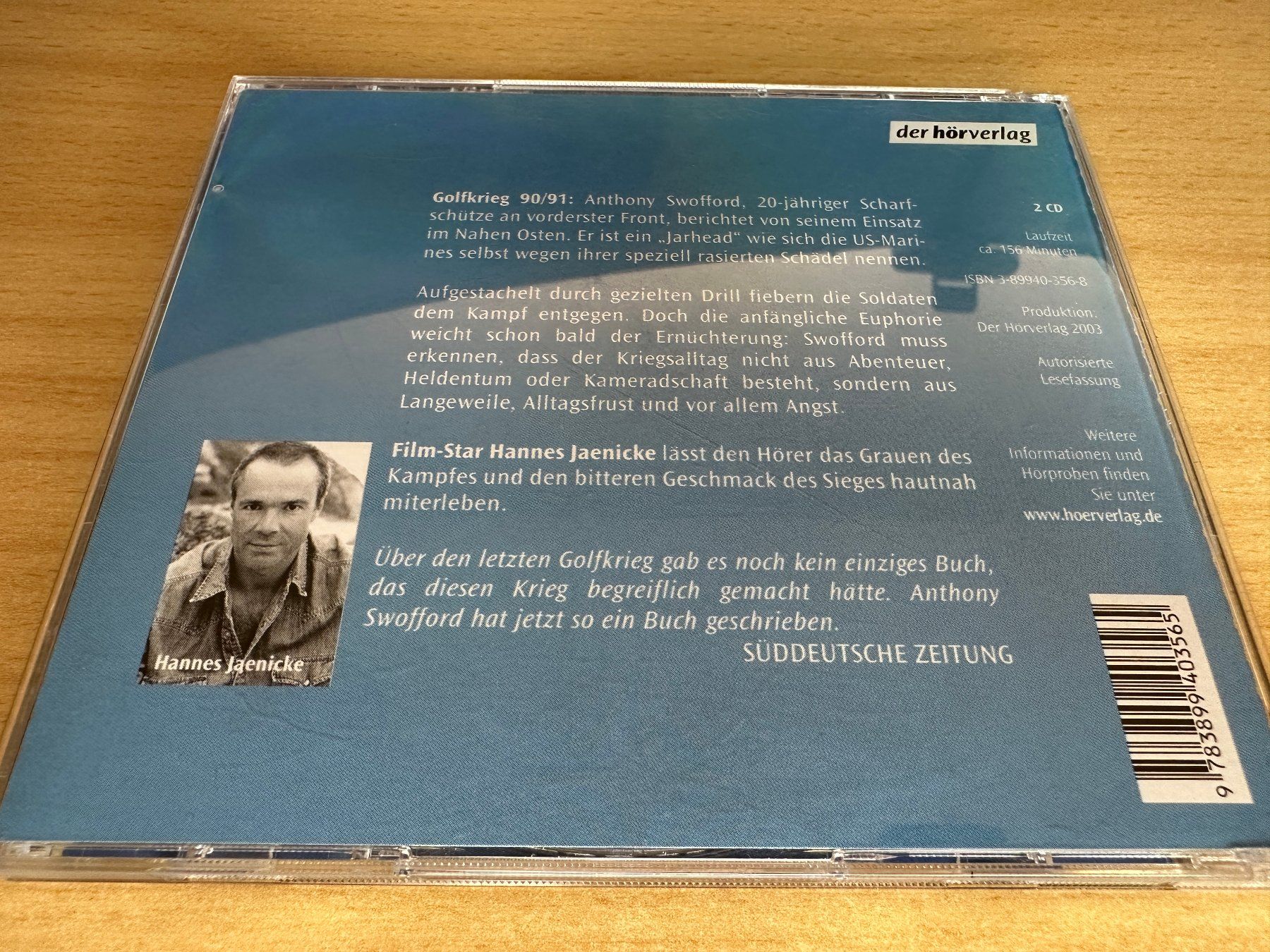 Audiolibri: Anthony Swofford - Jarhead im Krieg – Usato da Rikon im Tösstal venduto da Alpenmutz 1