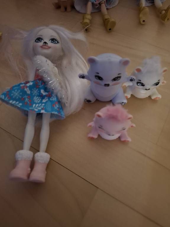 Bambole: Kutsche Enchatimals mit 5 Barbies – Usato da Utzenstorf venduto da MvHagen 1
