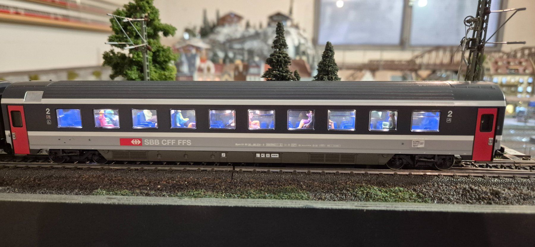 Märklin Modellini di ferrovie: Märklin SBB Schnellzug 5-teilig – Usato da Dübendorf venduto da Aki1965 2