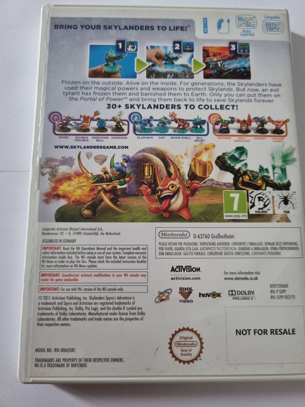 Nintendo Giochi: Skylanders Spyros Adventure Wii – Usato da Pollegio venduto da Isaiaaaa96 1
