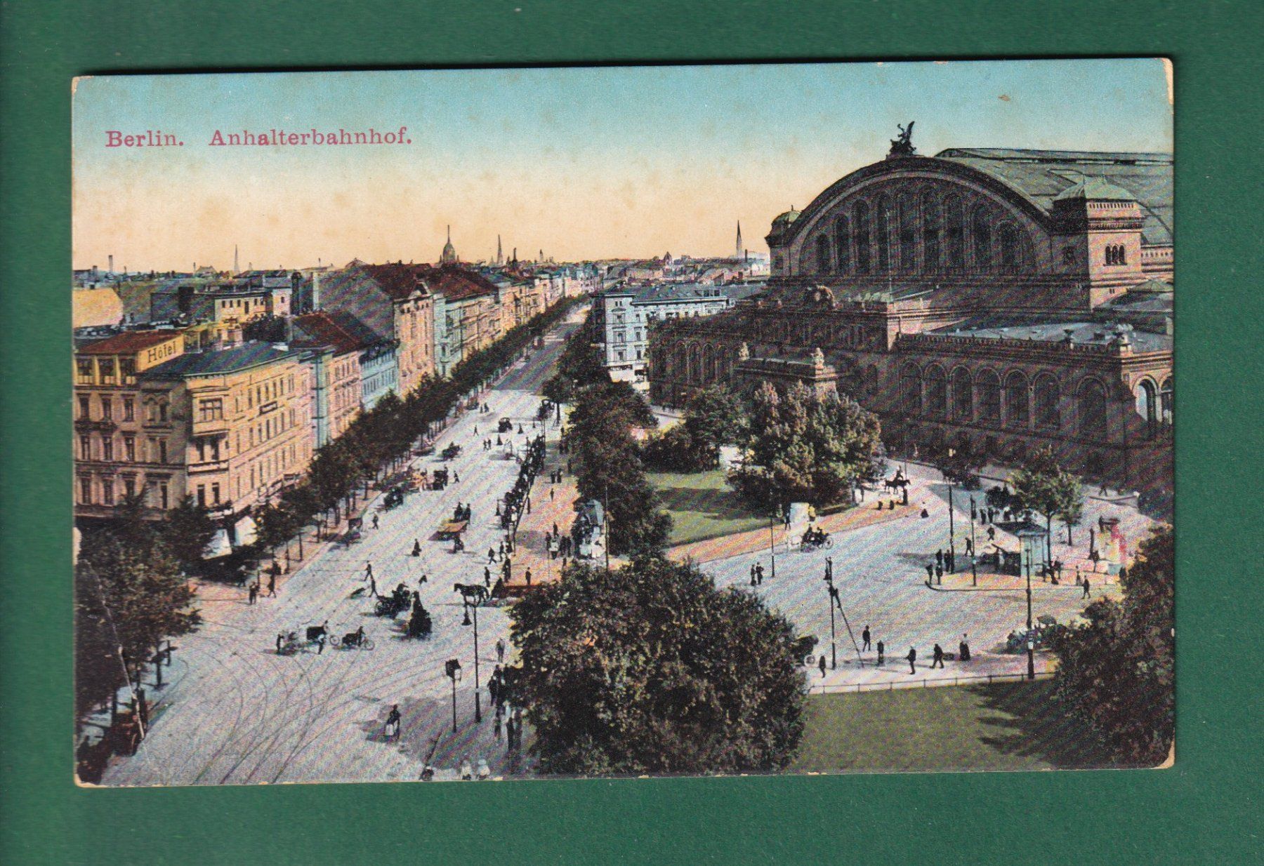 Cartoline postali: BERLIN - Anhalterbehnhof – Usato da Pully venduto da nicecards-shop