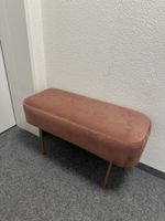 Bequemlichkeit Bank Samt Rosa Gute Zustand 120cm
