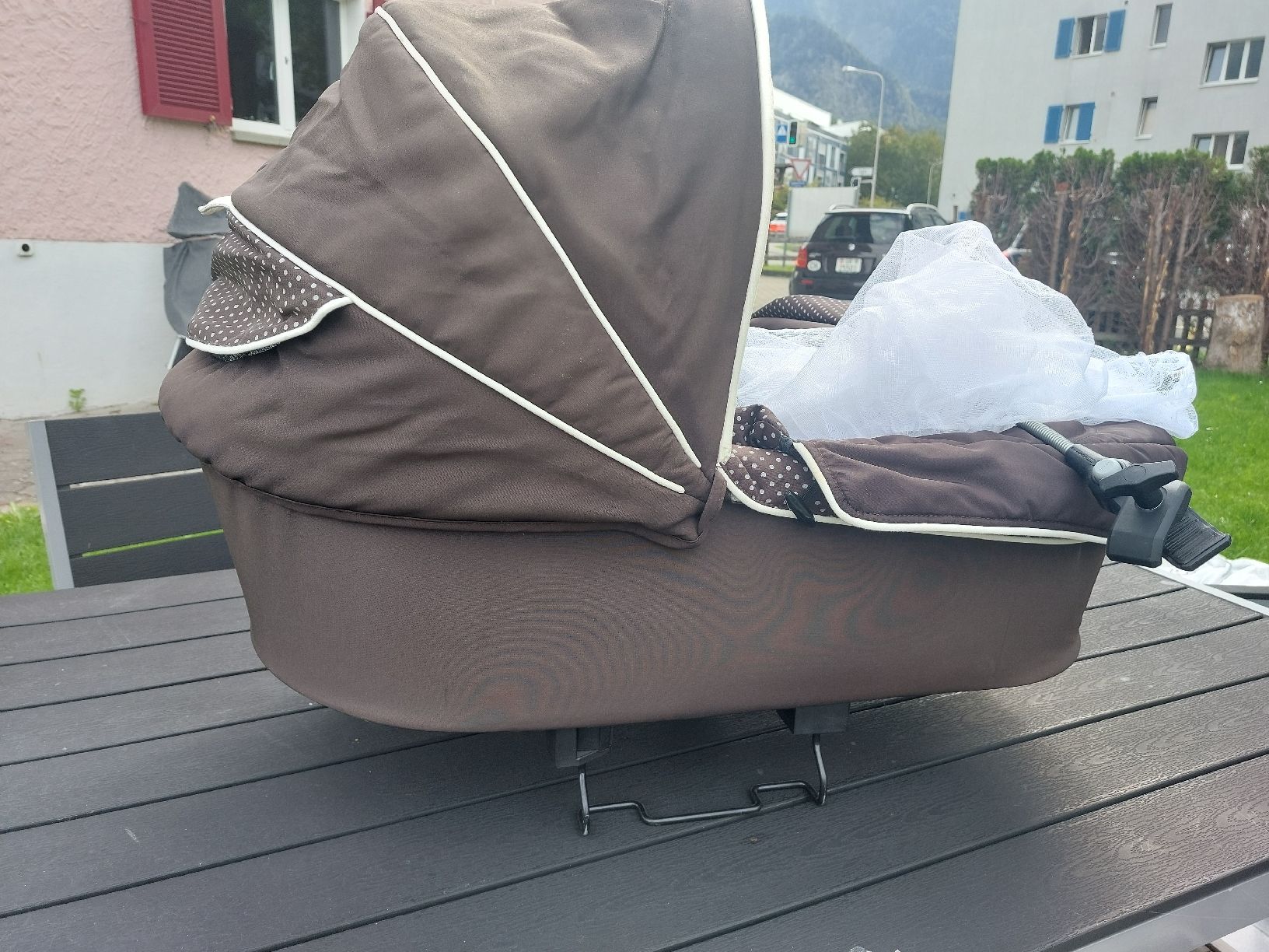 Teutonia Kinderwagen: kinderwagen Wanne Teutonia mit Schirmli – Gebraucht aus Landquart von Cedes 3