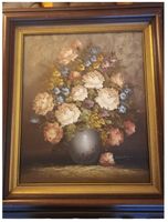 Stilleben Blumenstraus mit Vase - unbekannter Künstler