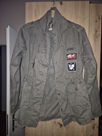 Hard Rock Cafe Jacke für Frühling/Herbst mit Patches Gr. L