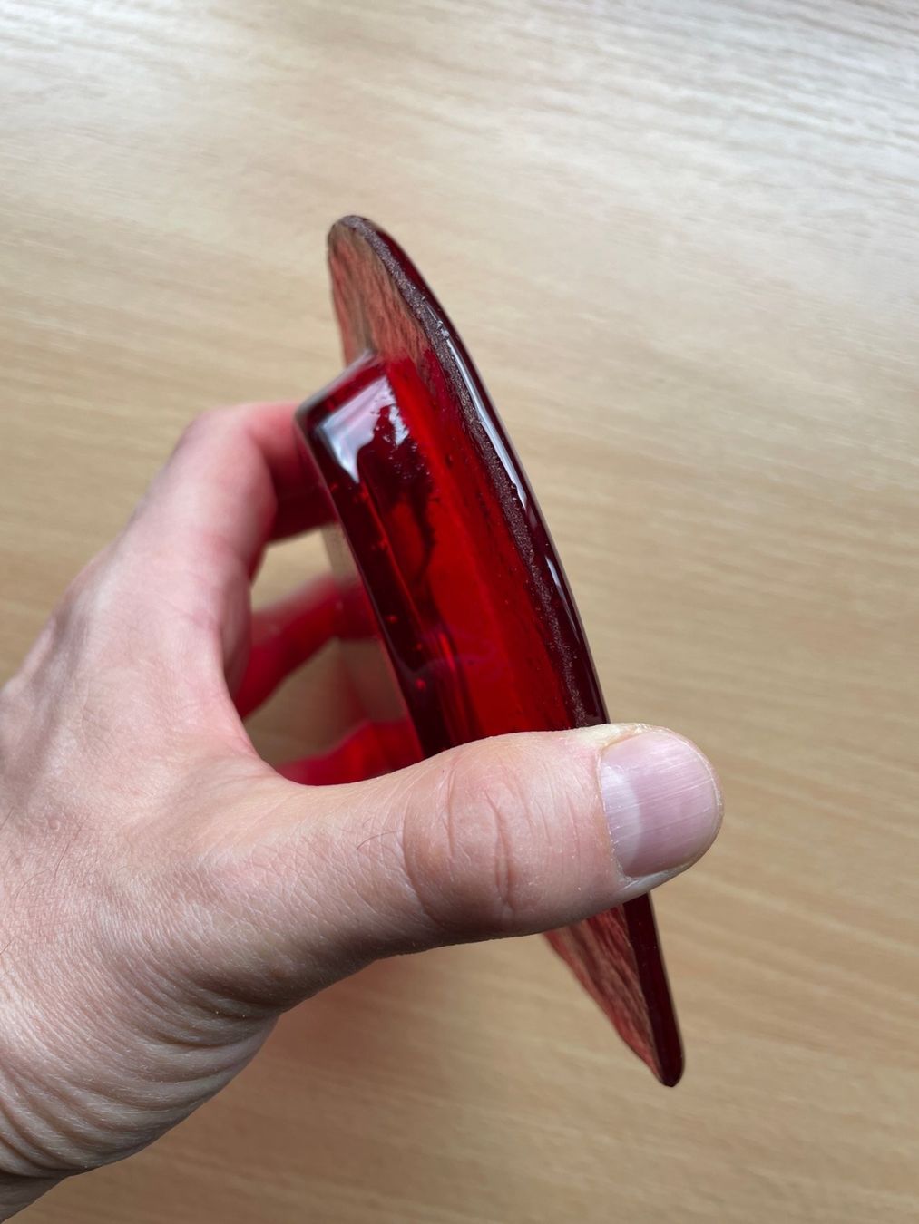 Alle Dekorationen: Kleine rote Herz-Schale aus Glas – Gebraucht aus Buchs SG von Handyman77 4