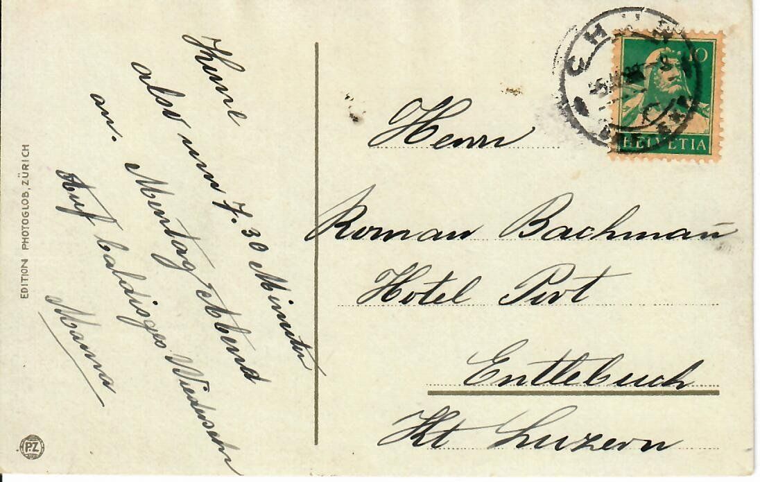 Cartoline postali: Arosa Obersee - Bahnhof – Usato da Hochdorf venduto da Ziegel-16 1