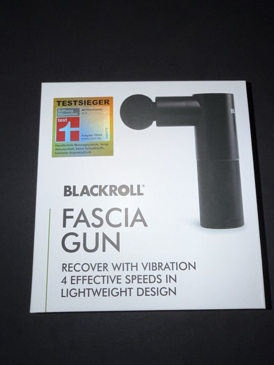 Blackroll Dispositivi per massaggi: Blackroll fascia gun (new) – Nuovo e nell'imballaggio originale da Bassecourt venduto da Romscer