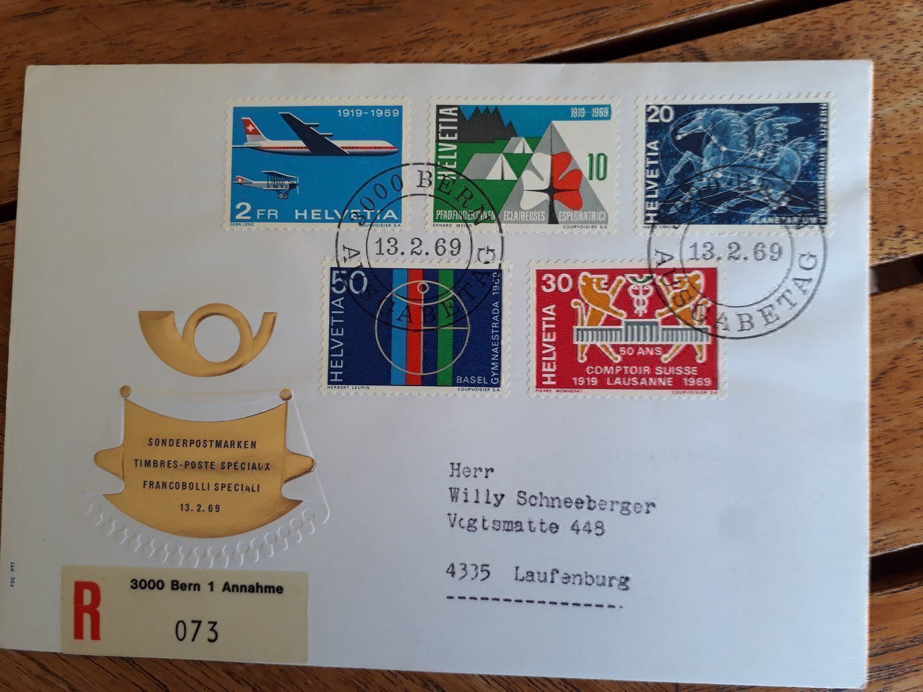 Tutti i francobolli: 25 FDC 1967-1970 – Usato da Herzogenbuchsee venduto da Herkules9 3
