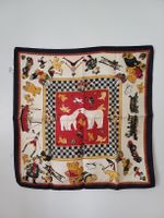 Vintage Seidenfoulard mit Bären