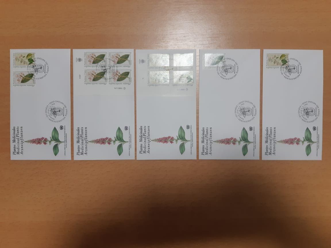 Album: Briefmarken,  Vereinte Nationen – Usato da Dulliken venduto da Airliner2 3
