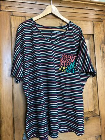 NEU Schlafanzug-Shirt von Ulla Popken 50/52