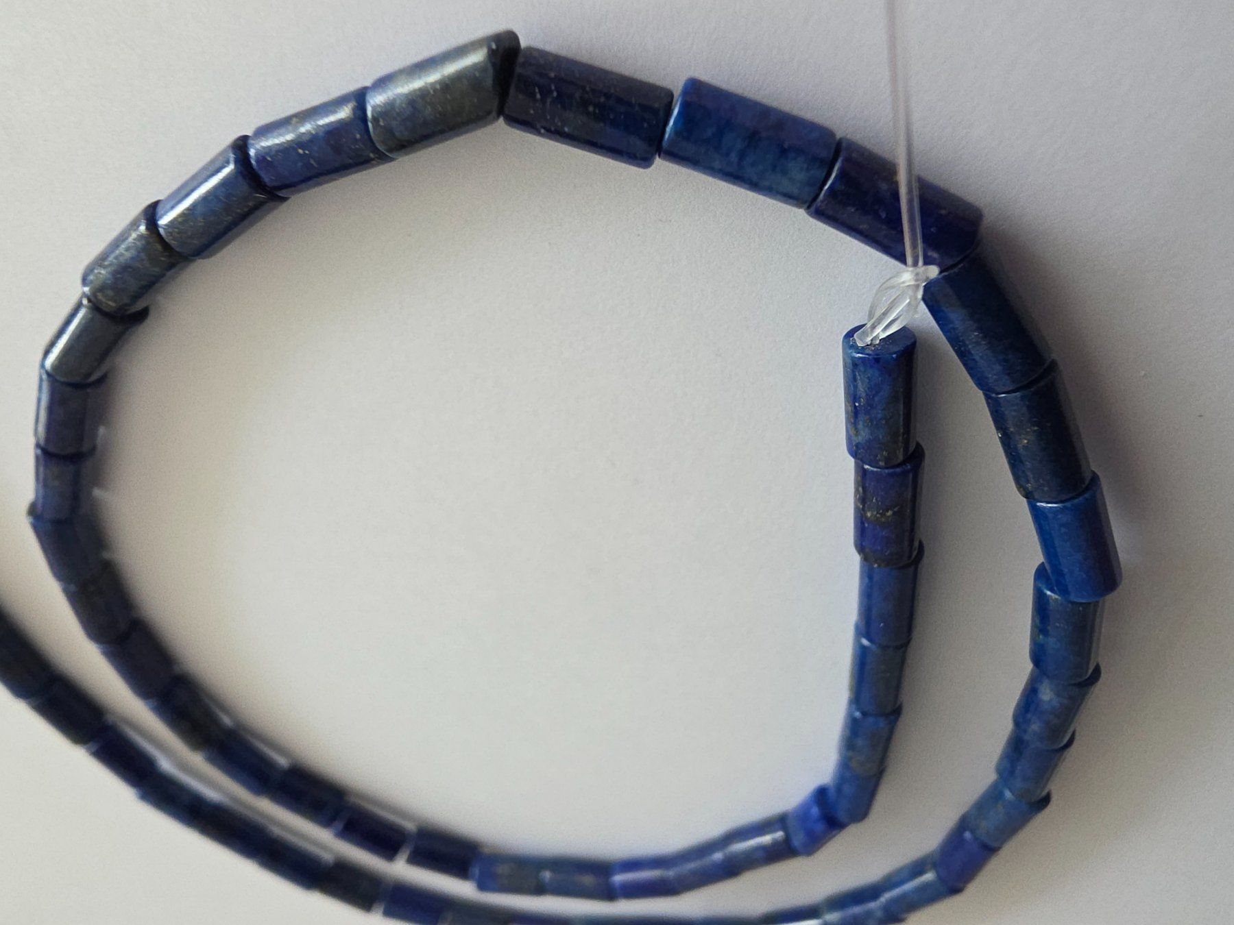 Pietre preziose: Lapislazuli Röhren facettiert ca. 3x6mm. – Nuovo e nell'imballaggio originale da Menziken venduto da Mirager 3