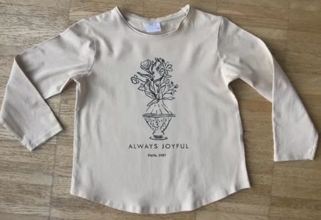 Zara Langarmshirt Always Joyful guter Zustand 
