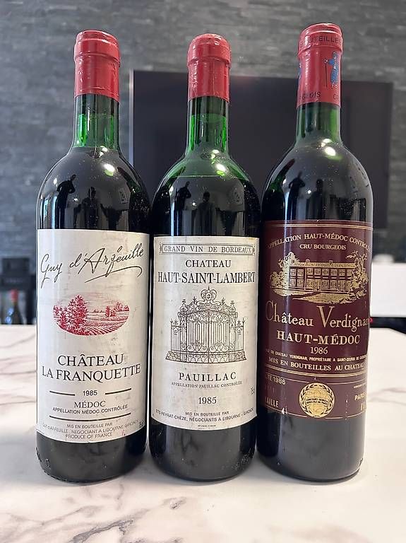 Wein: 3 Bordeaux légendes, 110 – Gebraucht aus Genève von app_fqz5