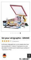 Set pour sérigraphie 