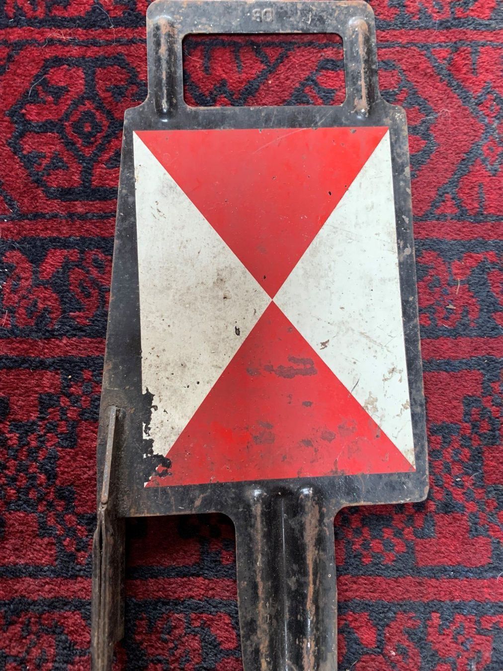 Schilder: Altes Zugschluss-Signalschild DB – Gebraucht aus Volketswil von zwitsch33 1