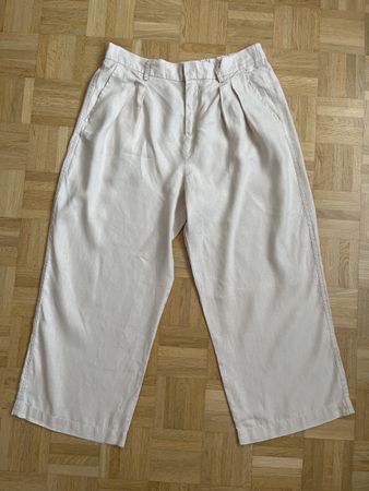 Paul Kehl Leinenhose, Gr. 42, Beige, Sommerlich leicht!