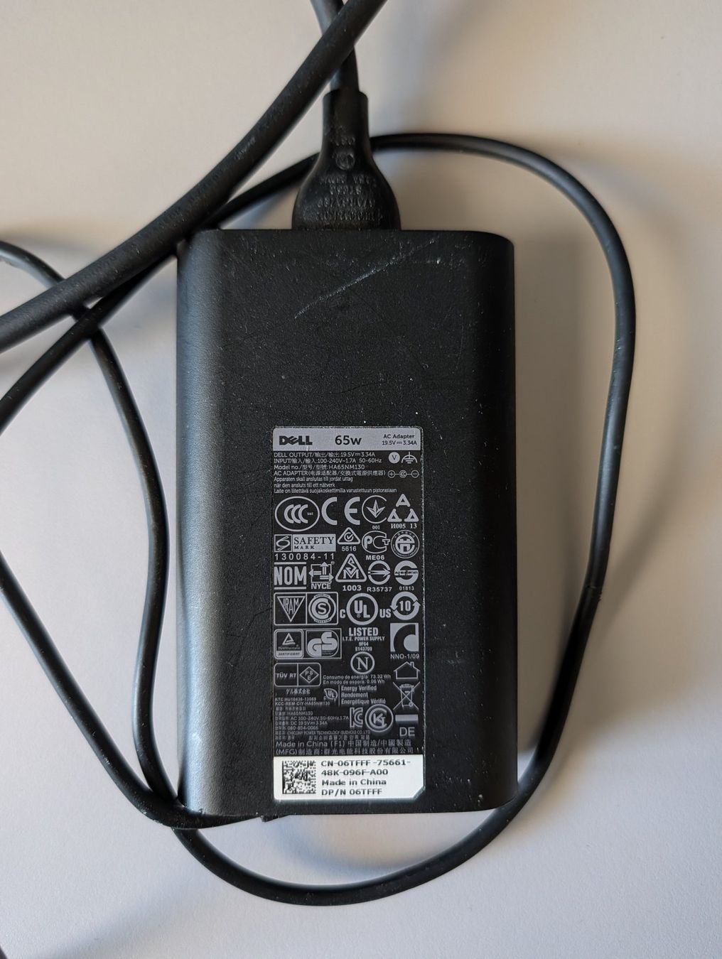 Dell Caricabatterie: Dell AC Adapter 65 W – Usato da Bremgarten AG venduto da patois