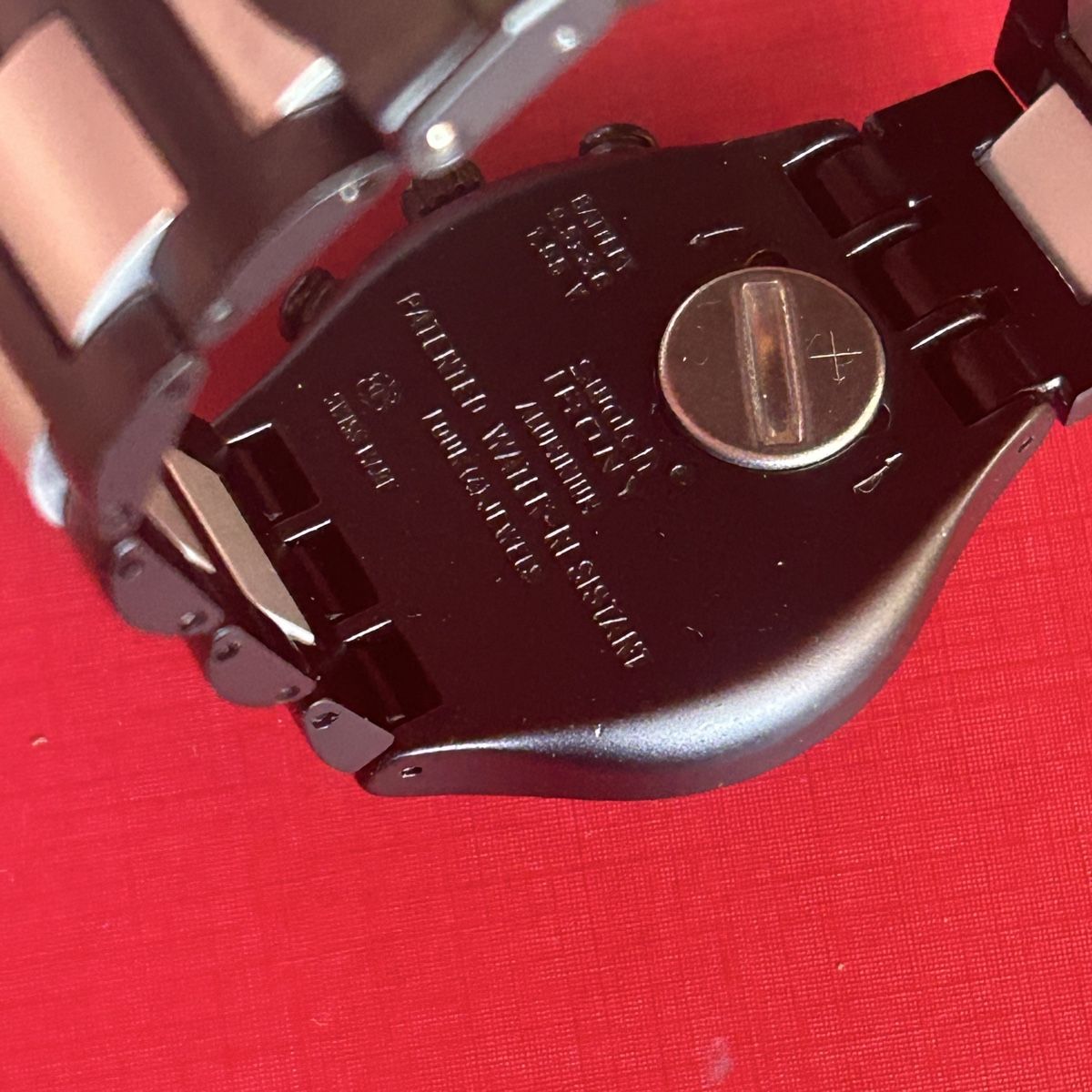 Swatch Orologi: Swatch Uhr  Chronograph Schwarz! – Usato da Laufen venduto da Bellavitaboom 7