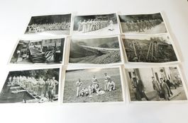 9 historische Fotos Militär Armee Bauarbeiten Schweiz