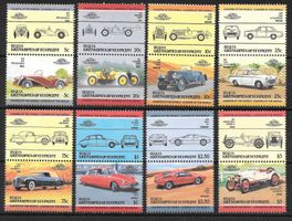 St. Vincent/Grenadinen-Bequia Automobile Serie 66-81 ** 1984