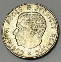 1 Krona - Gustaf VI Adolf - Schweden - 1965  (Silber .400)