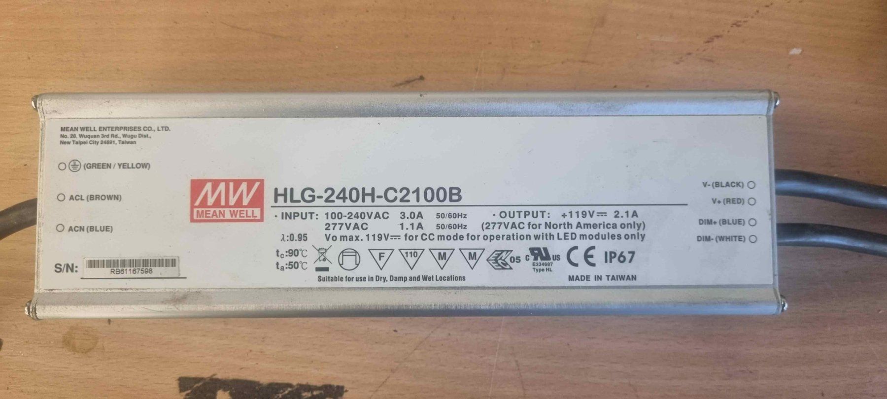 Componenti elettronici: LED Treiber Mean Well  13 Stück – Usato da St. Margrethen SG venduto da morimpex 4