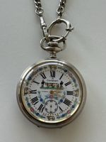 Cortebert Taschenuhr, Seltenes Zifferblatt, läuft 