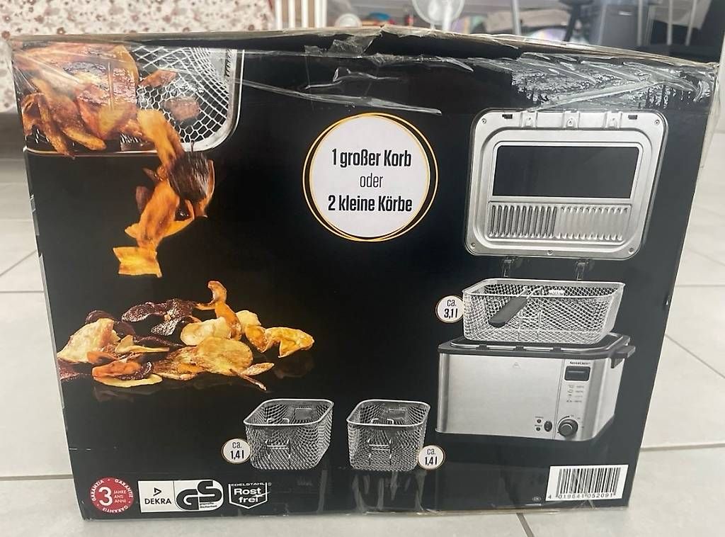 Küchengeräte: Neue Edelstahl Fritteuse Silvercrest 2000W – Gebraucht aus Ostermundigen von Ania.I 3